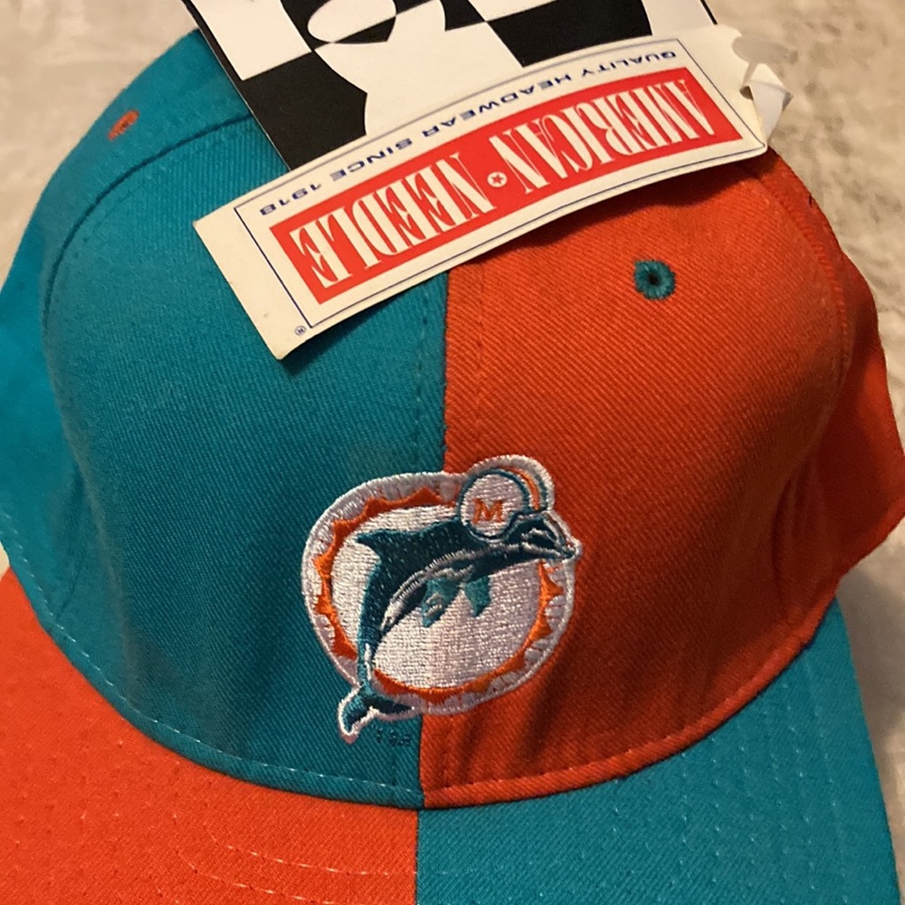 Vintage New NFL Miami Dolphins American Needle Fitted - Picture 2 of 9